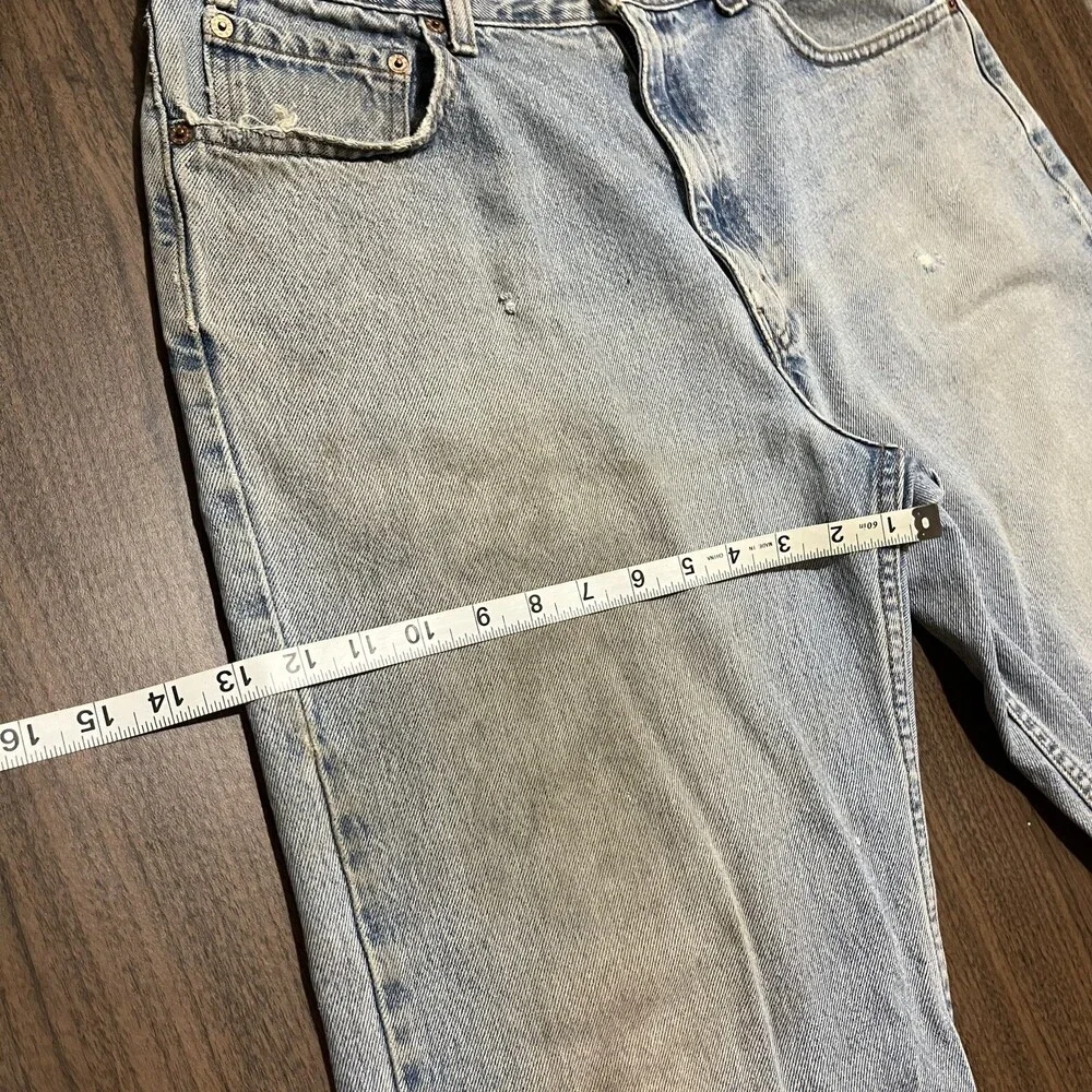 Vintage Levis Jeans USA 90s Distressed 36x30 Baggy Levi USA 550 loose wide leg